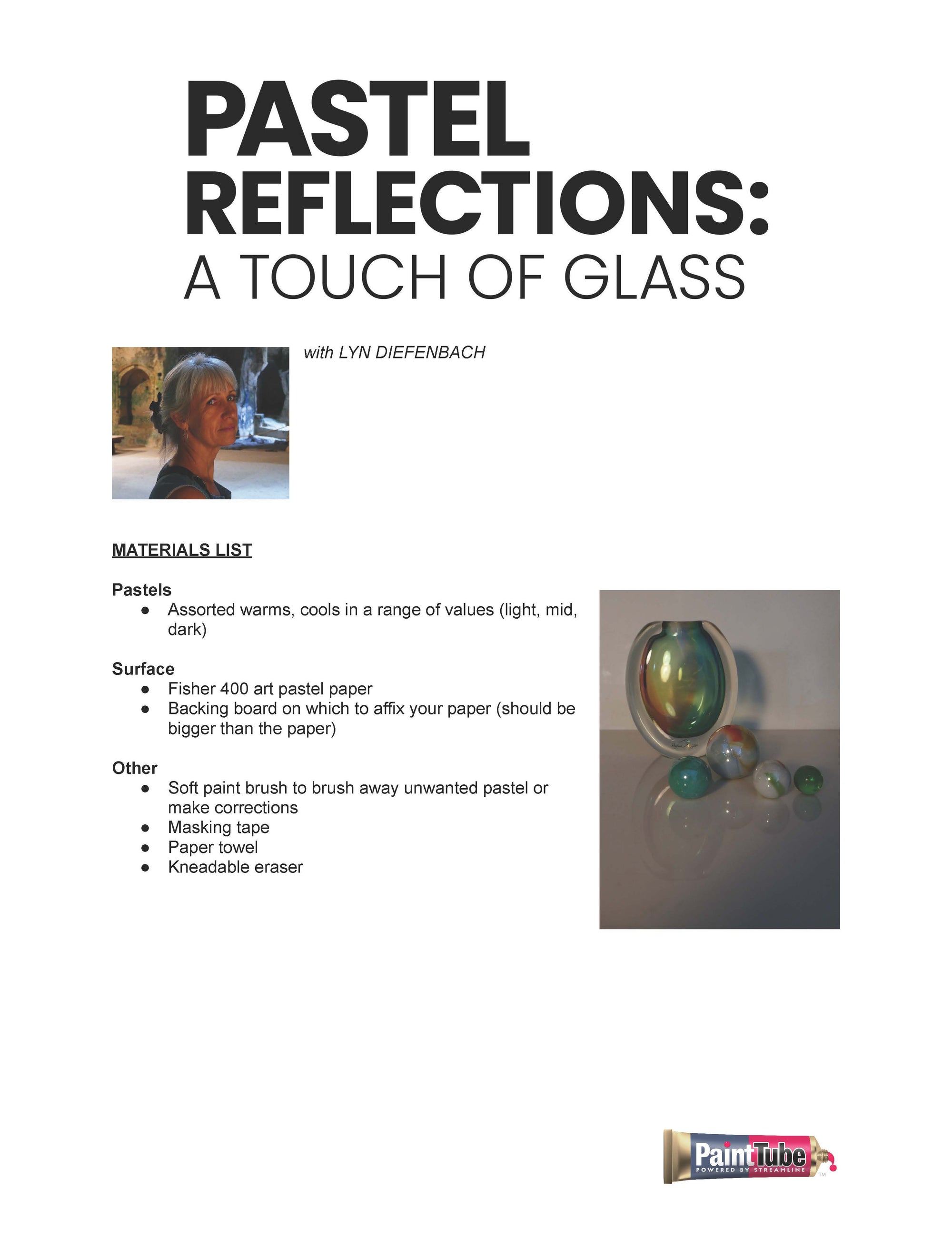 Lyn Diefenbach: Pastel Reflections - A Touch of Glass