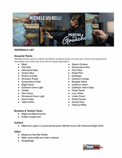 Michele Usibelli: Painting with Gouache