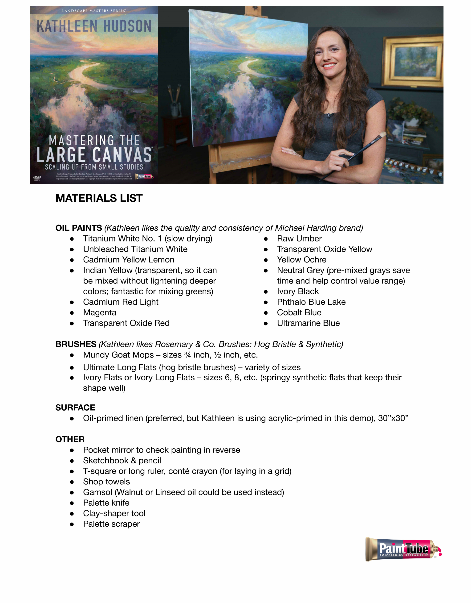 Kathleen Hudson: Mastering the Large Canvas - Scaling up from small studies