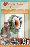 Allen Montague: Floral Run and Drip Acrylics