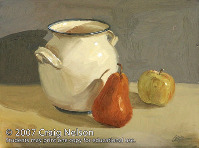 Craig Nelson: A Solid Start in Oil Painting: Still Life